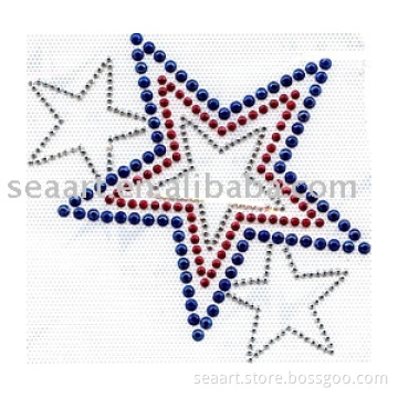 star rhinestone transfer